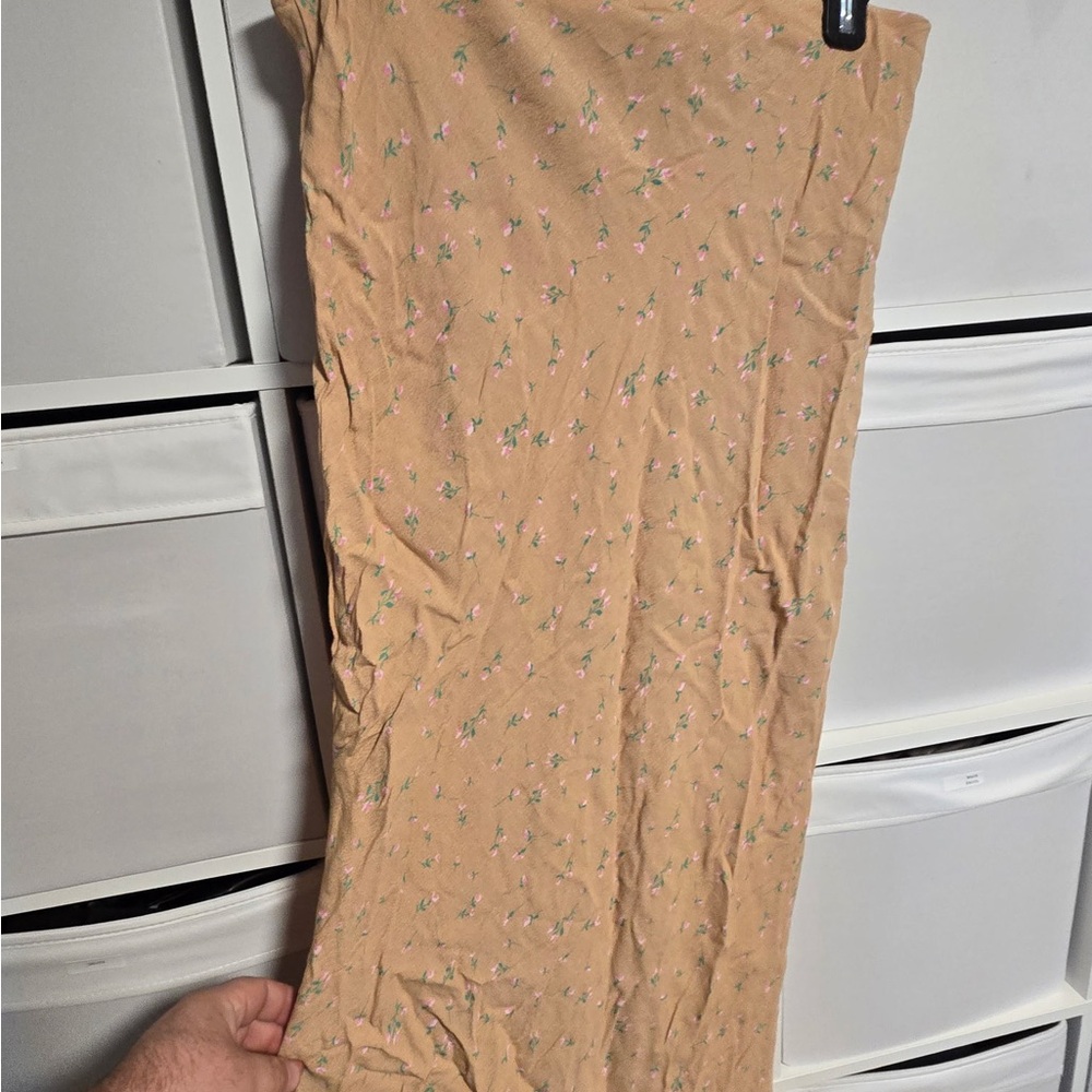 Wild Fable Floral Tan Women's Skirt